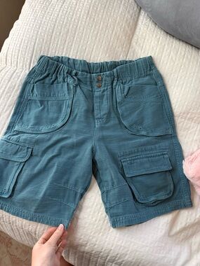 Free people Teal Cargo Pocket Shorts